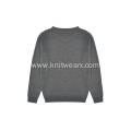 Men's Knitted Warm Sweater V-neck Wool Blend Pullover